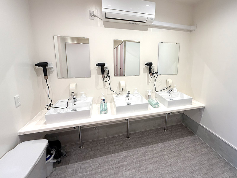 女性用洗面台&ドライヤー
